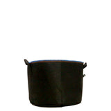 Front view  of #3 RediRoot Fabric Aeration Bag in black with handles