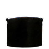 Front view  of #10 RediRoot Fabric Aeration Bag in black with handles