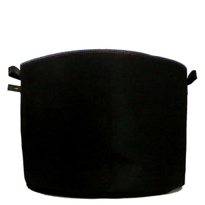 Front view  of #15 RediRoot Fabric Aeration Bag in black with handles
