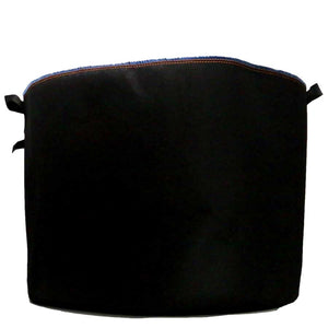 Front view  of #30 RediRoot Fabric Aeration Bag in black with handles
